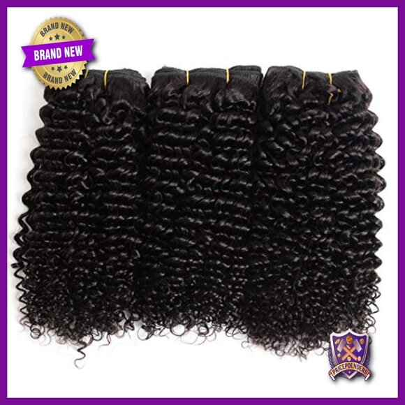 Brazilian Curly Human Hair Extensions 100% Virgin Remy 14 Inches main image 4